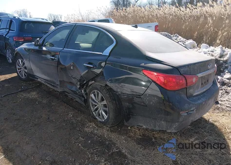 2017 Infiniti Q50 2.0T Base z USA, uszkodzony, nr VIN JN1CV7AR2HM681774